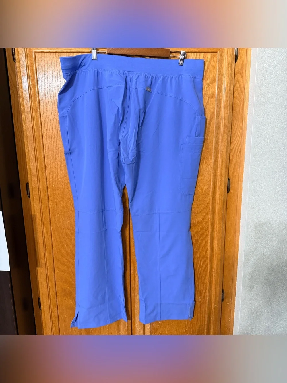 FIGS Kade Cargo Scrub Pants in a ceil blue size XXL for men